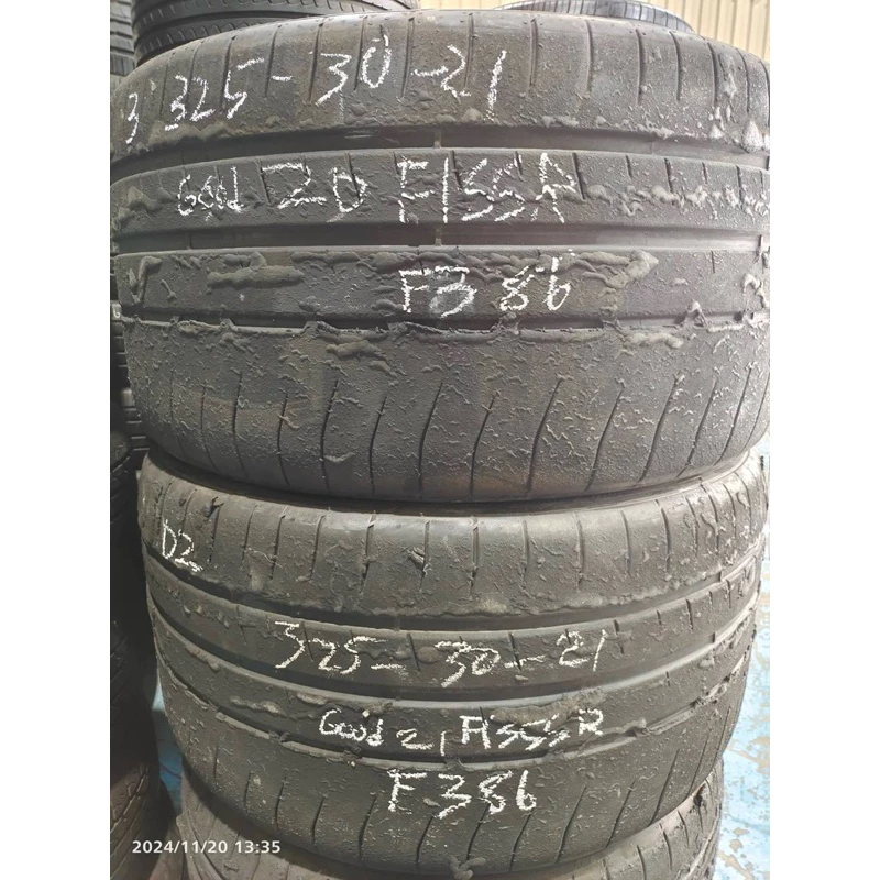 F386固特異325-30-21兩條7000半熱熔