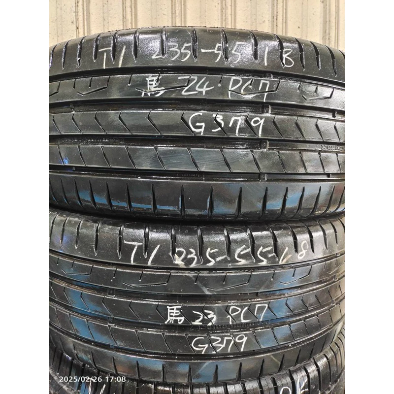 G379馬牌235-55-18兩條5000含工❗️9成❗️23、24年