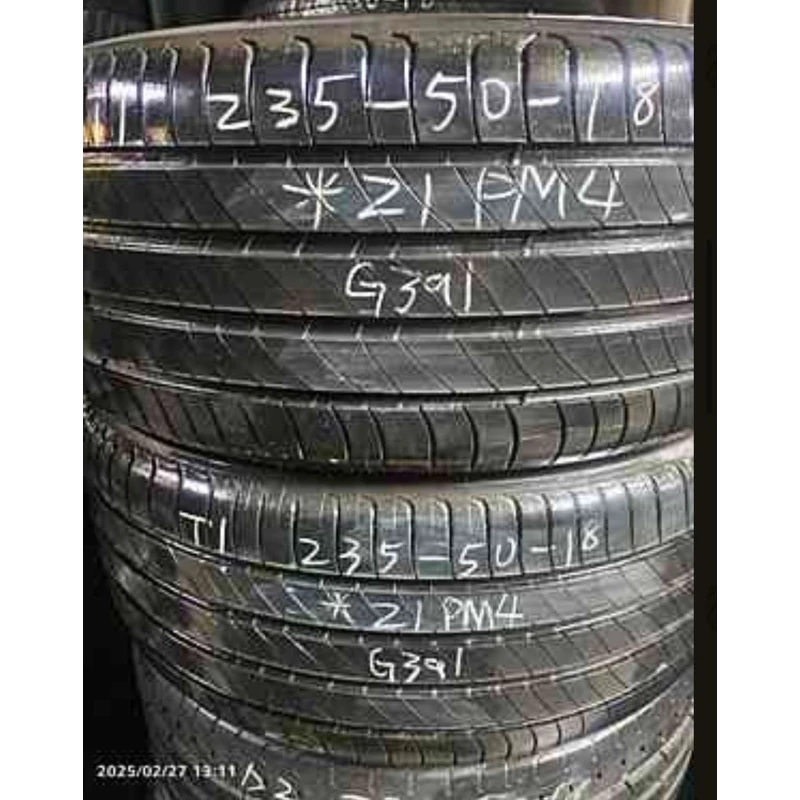G391米其林PM4 235-50-18兩條5000含裝9成21年