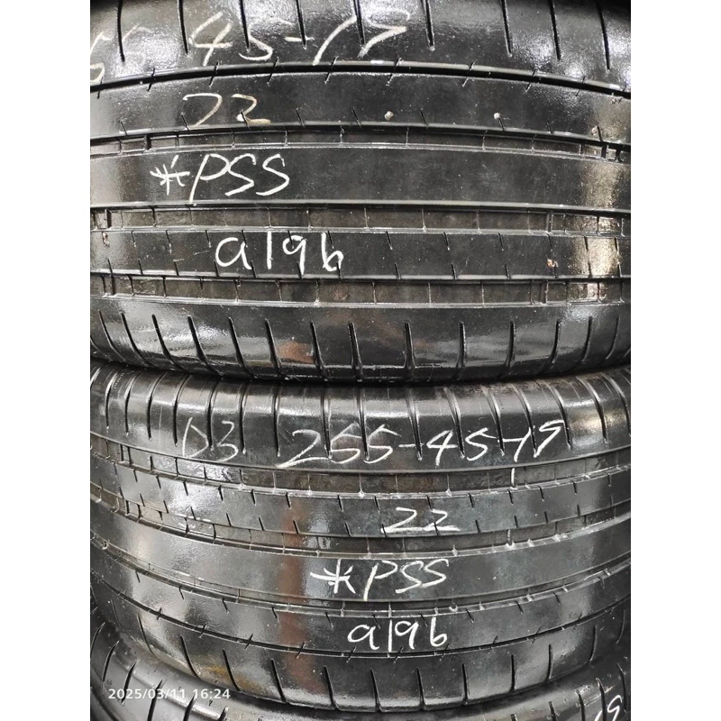 a196米其林PSS 255-45-19兩條4000含裝 經濟代步胎 22年