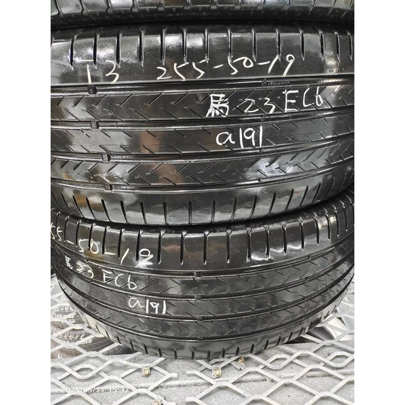 a191馬牌EC6 255-50-19兩條4000含裝 經濟代步胎 23年