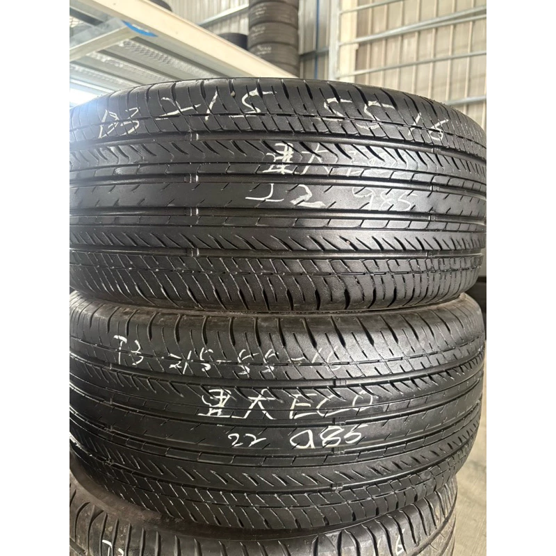 a85建大ECO 215-55-16兩條2500含裝 8成 深度5.2mm 22年