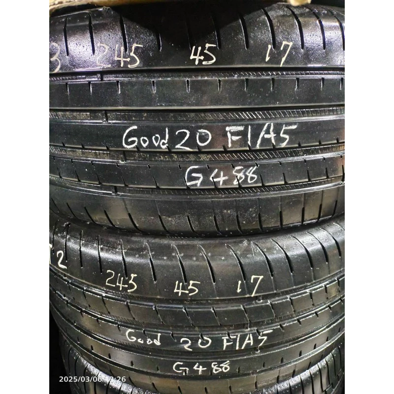 G488固特異A5 245-45-17兩條4000含裝