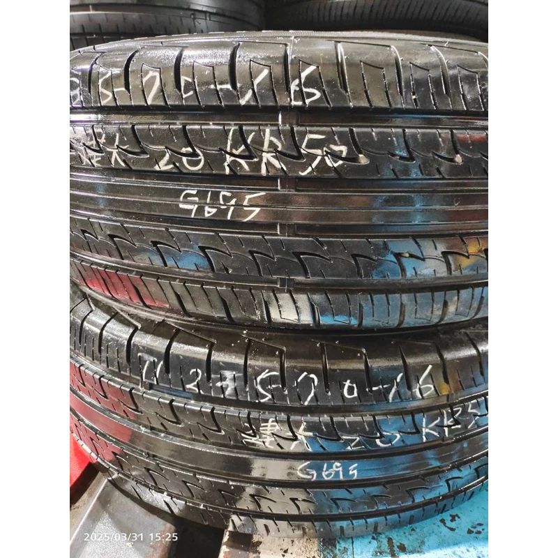 G695建大KR50 235-70-16兩條3000含裝 9成 20年