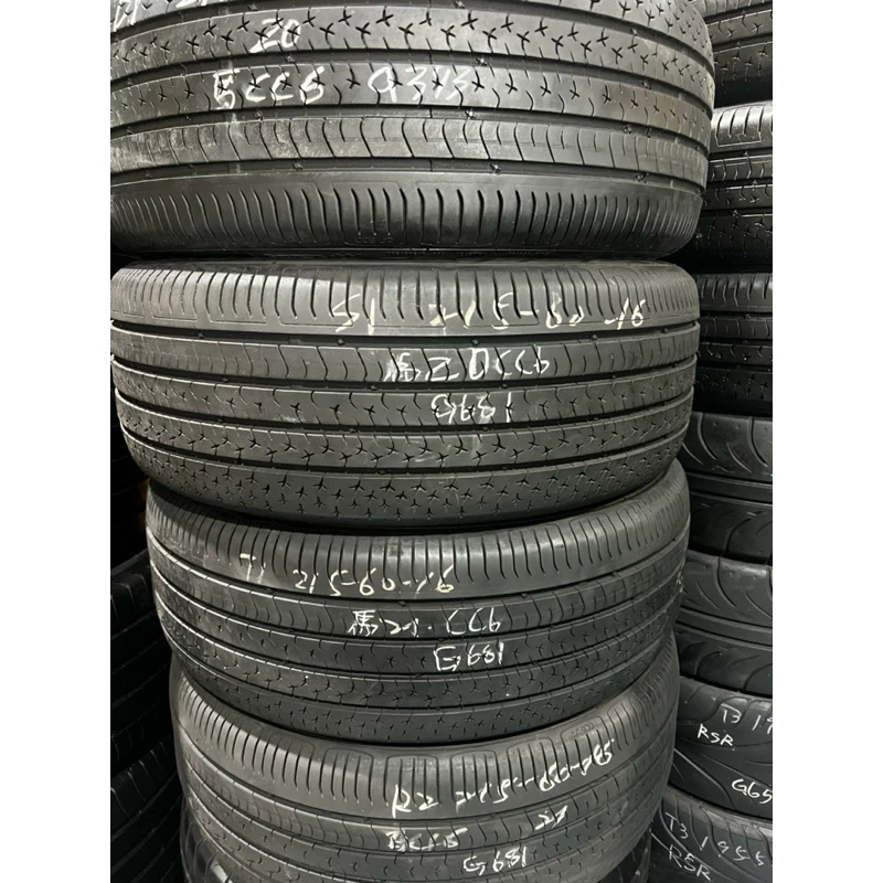 G681馬牌CC6 215-60-16一次四條3500含裝 9成深度6.6mm 蝦皮優惠價