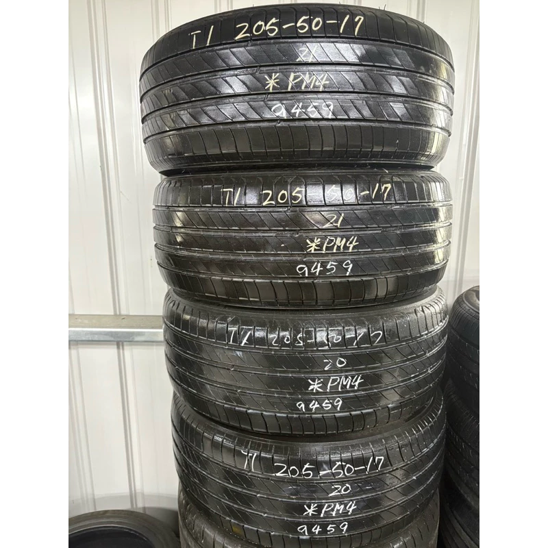 a459米其林PM4 205-50-17四條6000含裝 8成深度5.26mm 20.21年