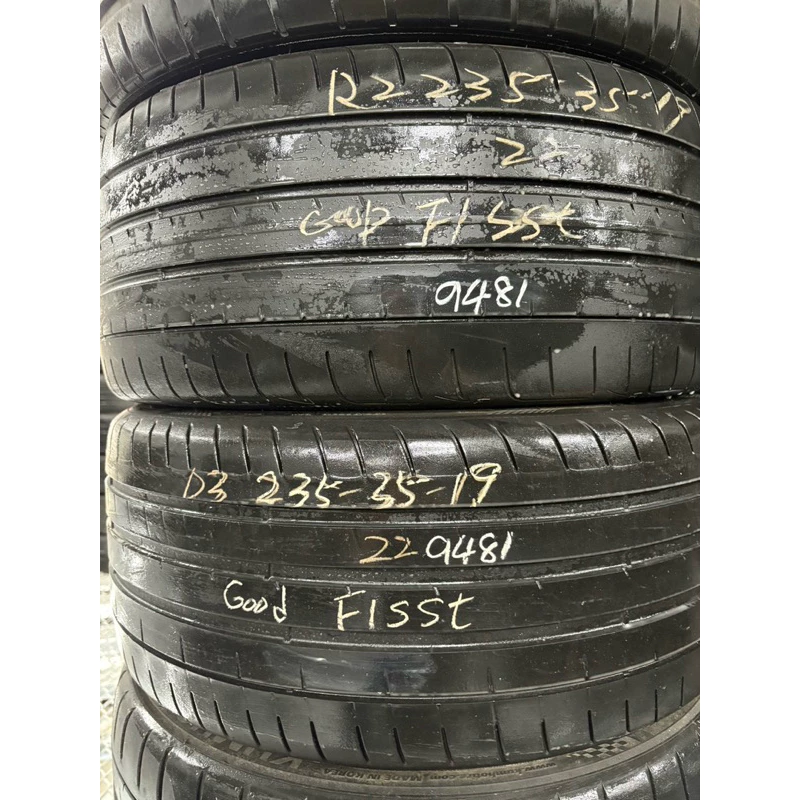 a481固特異F1SS 235-35-19兩條4000含裝 8成深度4.6mm 22年