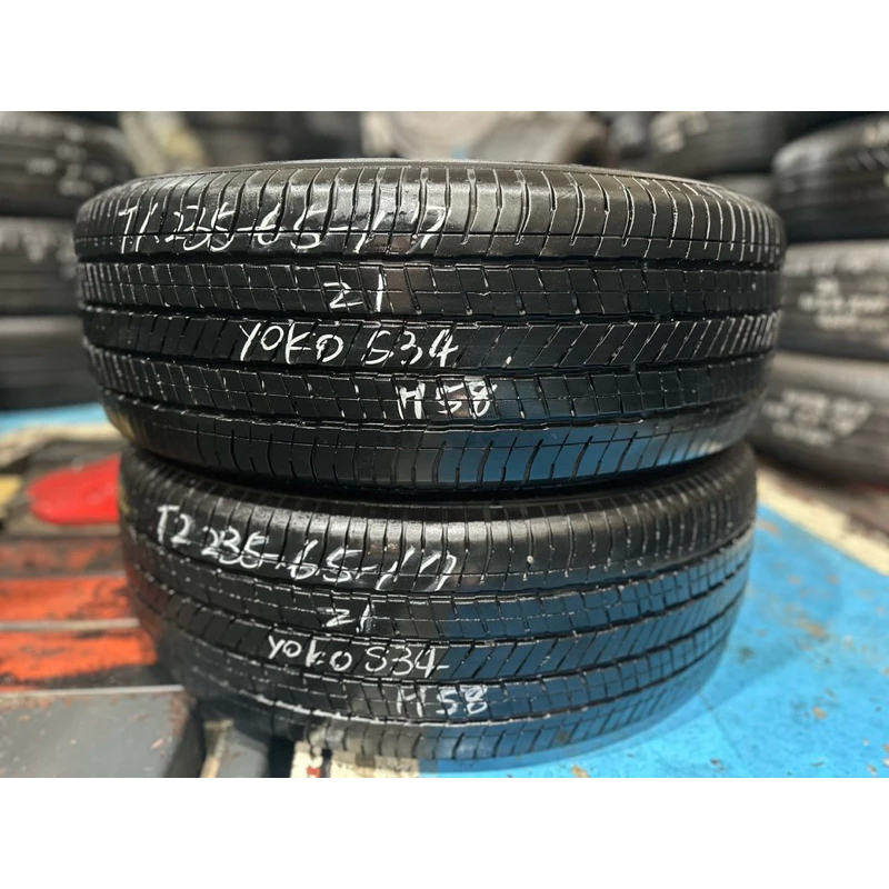 H58橫濱S34 235-65-17兩條3000含裝 8成深度5.83mm 21年