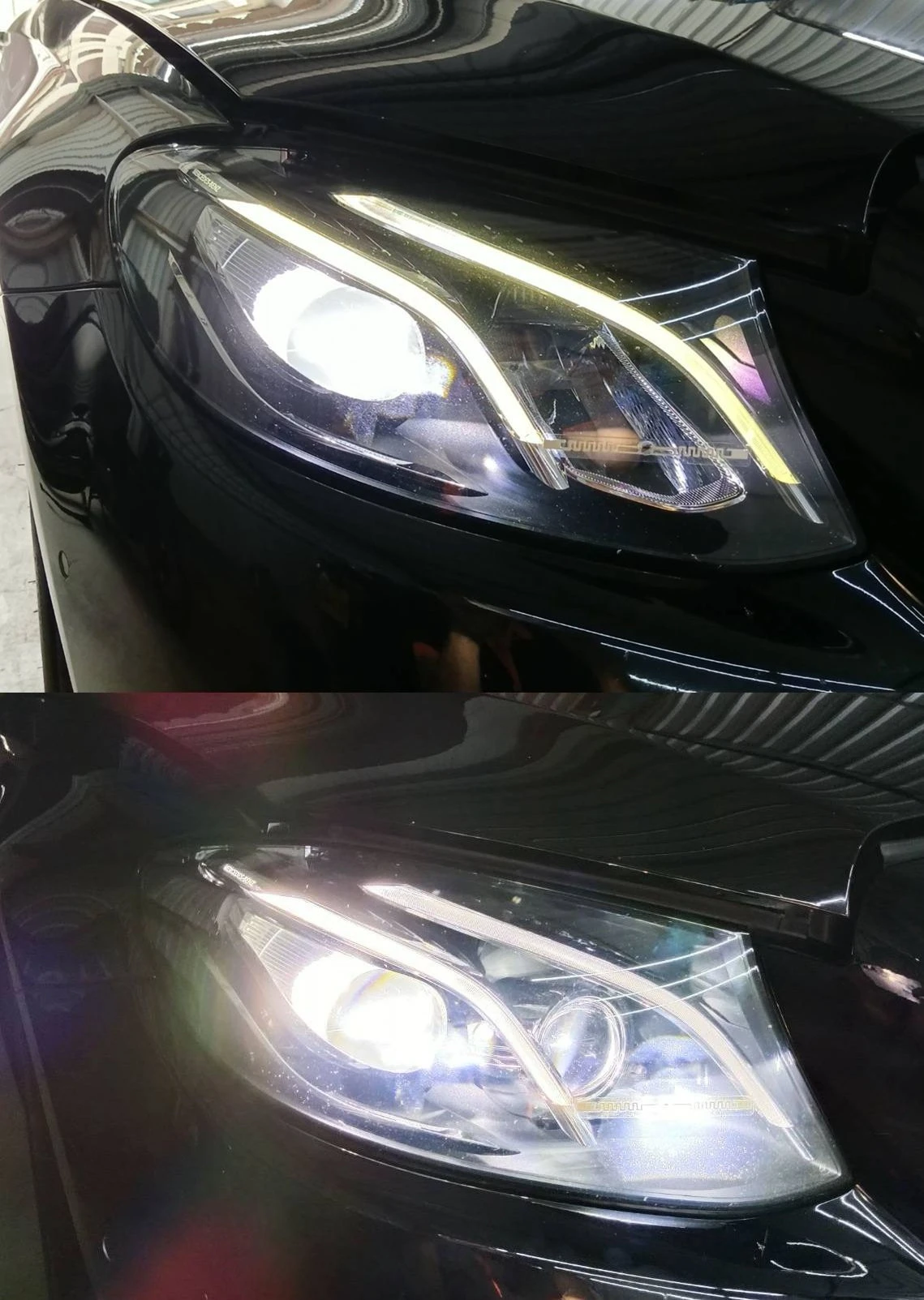 E-CLASS W213 LED頭燈升級遠光套件LED魚眼