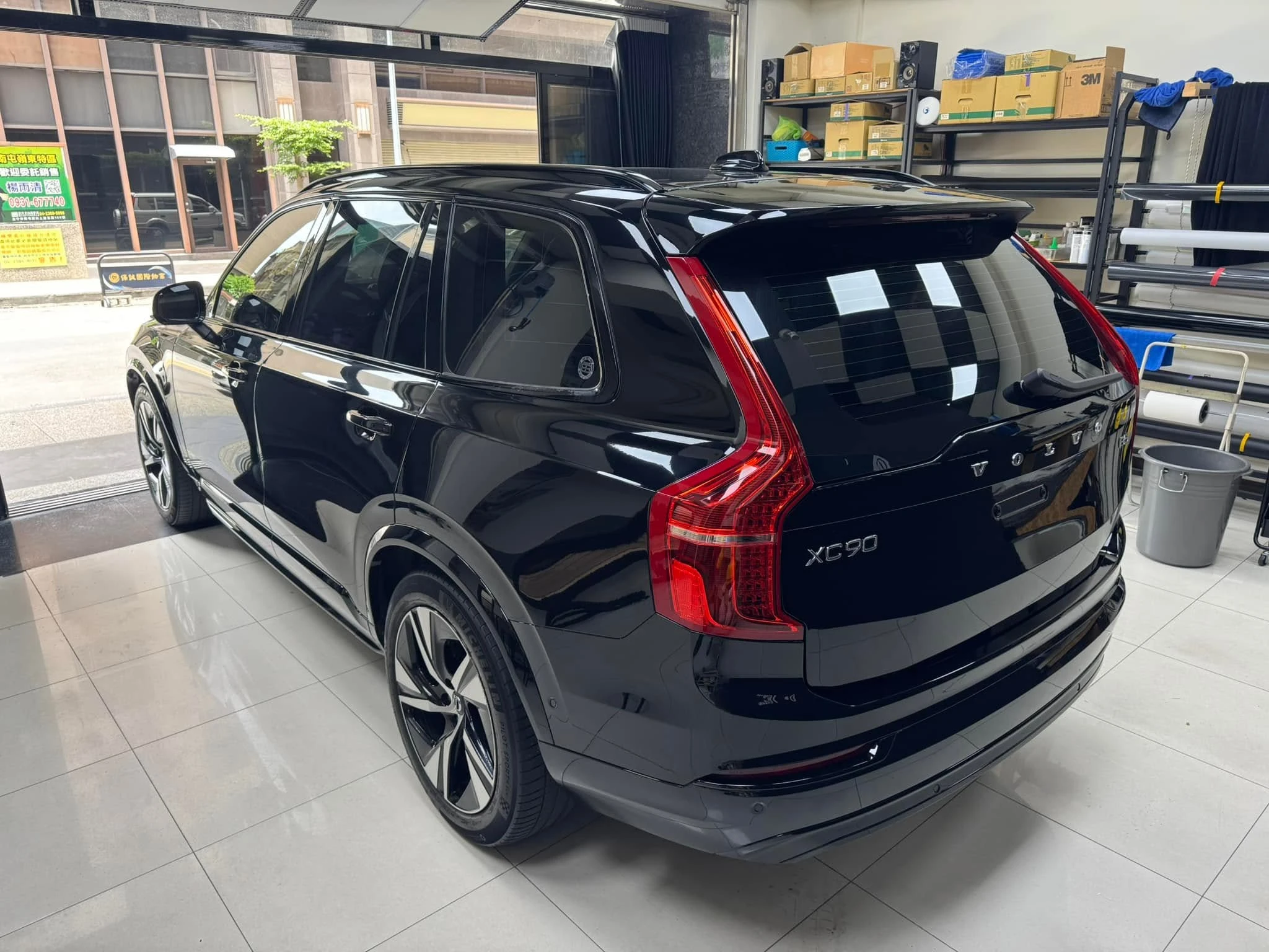 VOLVO XC90全車KSG TPU透明犀牛皮保護膜施工