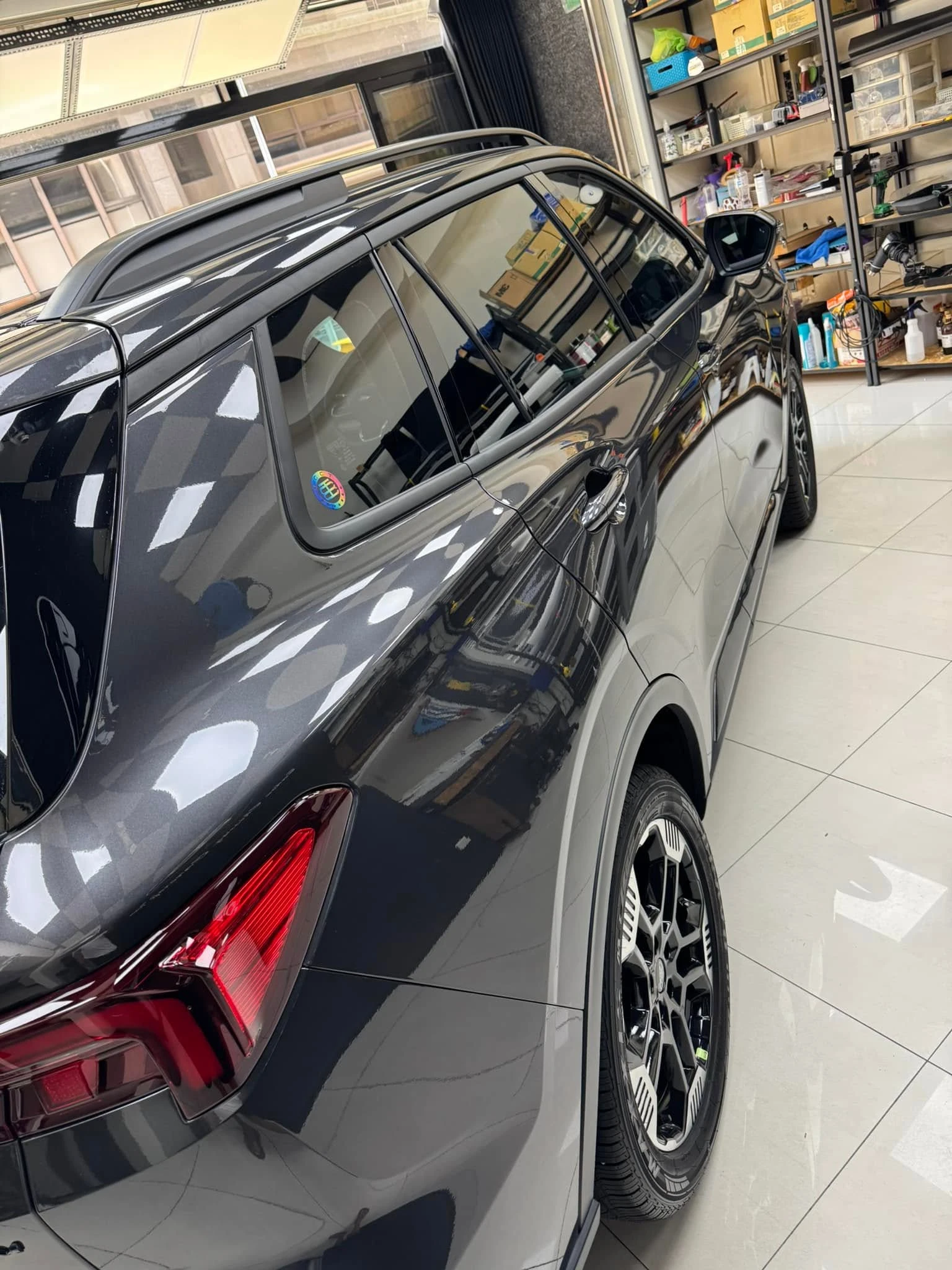 Ford Territory新車落地全車XPPF亮面7.5mil TPU犀牛皮, 堅持純手工裁切無電腦開版無使用化學添加物施工，貼好貼滿