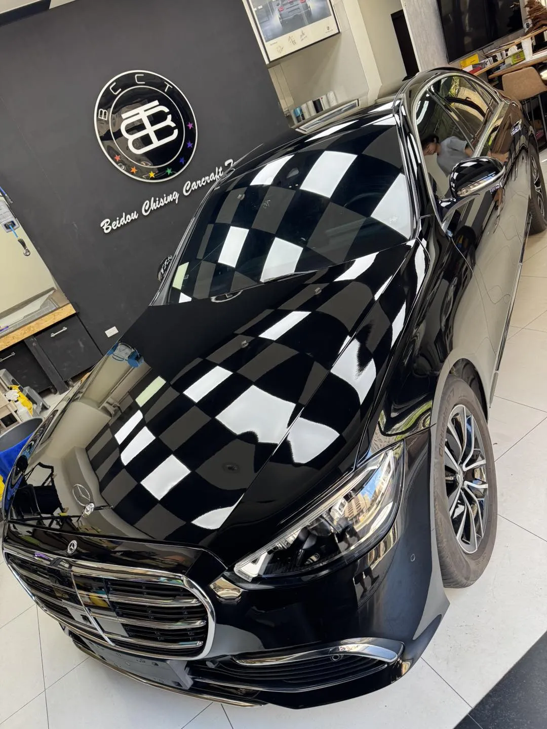 Benz W223 S450貼KSG TPU犀牛皮
