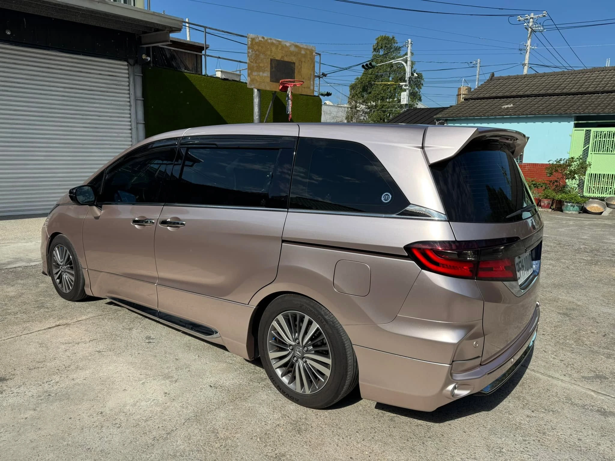 HONDA odyssey 全車施工TPU材質,阿卡金？玫瑰金？iPhone金？犀牛皮改色膜