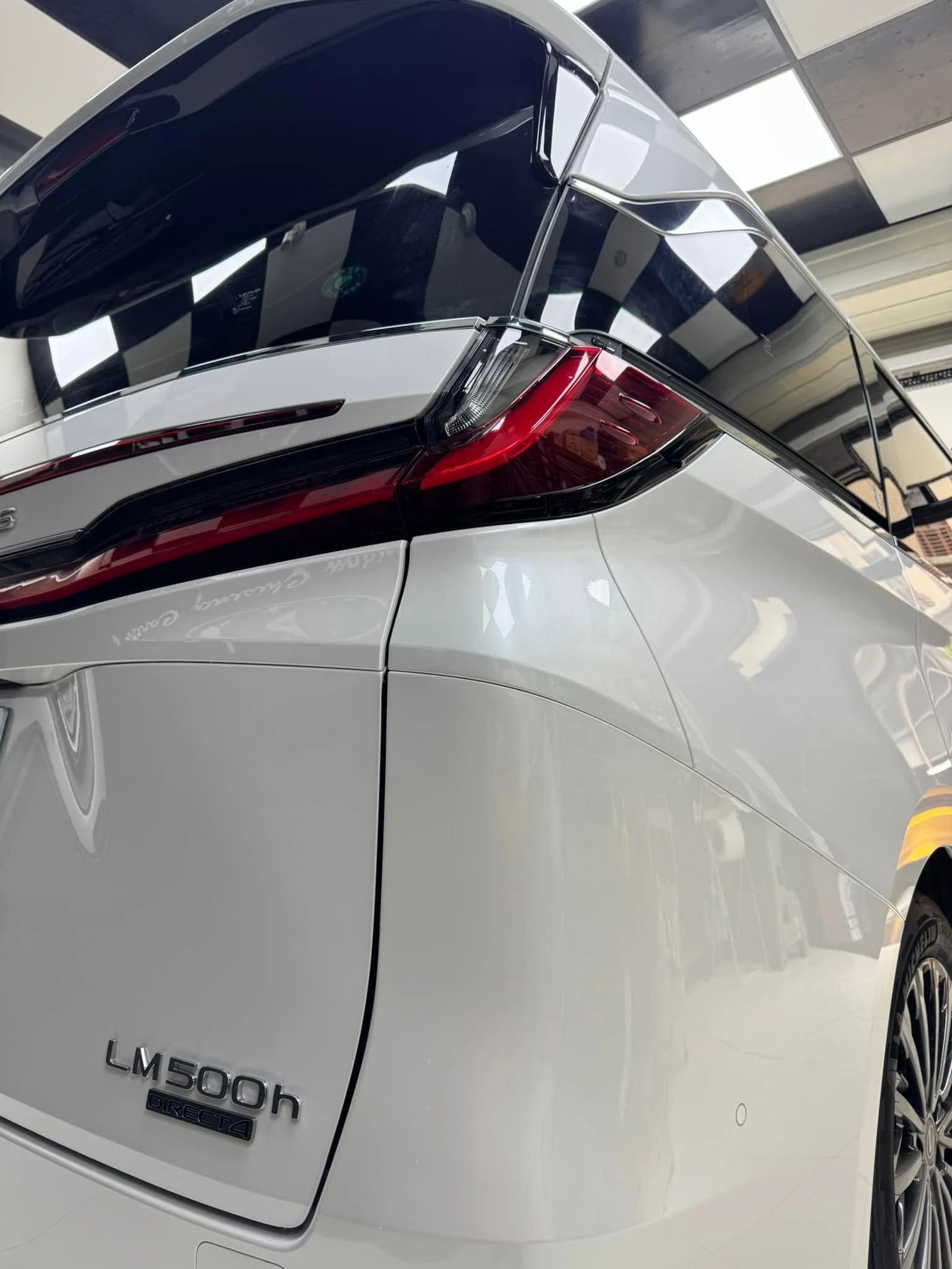 LEXUS LM500h新車落地全車KSG TPU透明犀牛皮保護膜施工+KSG前擋風玻璃保護膜