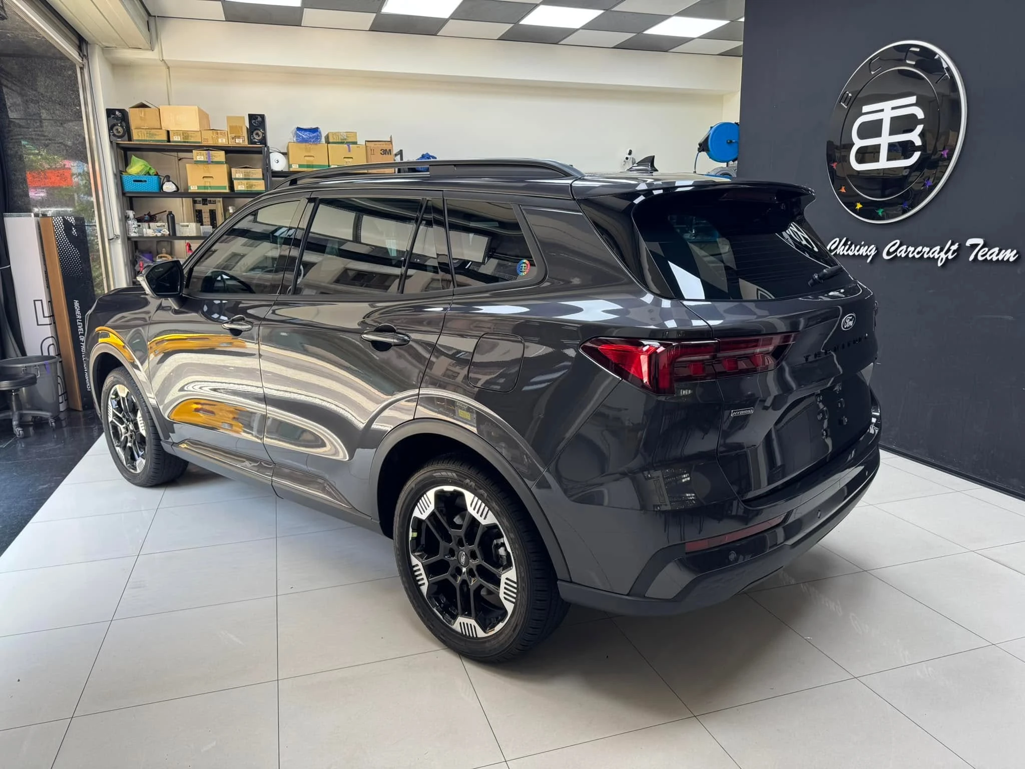 Ford Territory新車落地全車XPPF亮面7.5mil TPU犀牛皮, 堅持純手工裁切無電腦開版無使用化學添加物施工，貼好貼滿