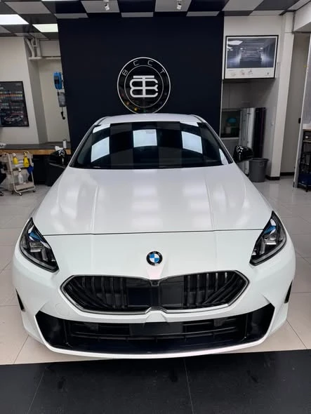 BMW F70 120全車TYONE 品牌PET材質電光白變紅改色膜