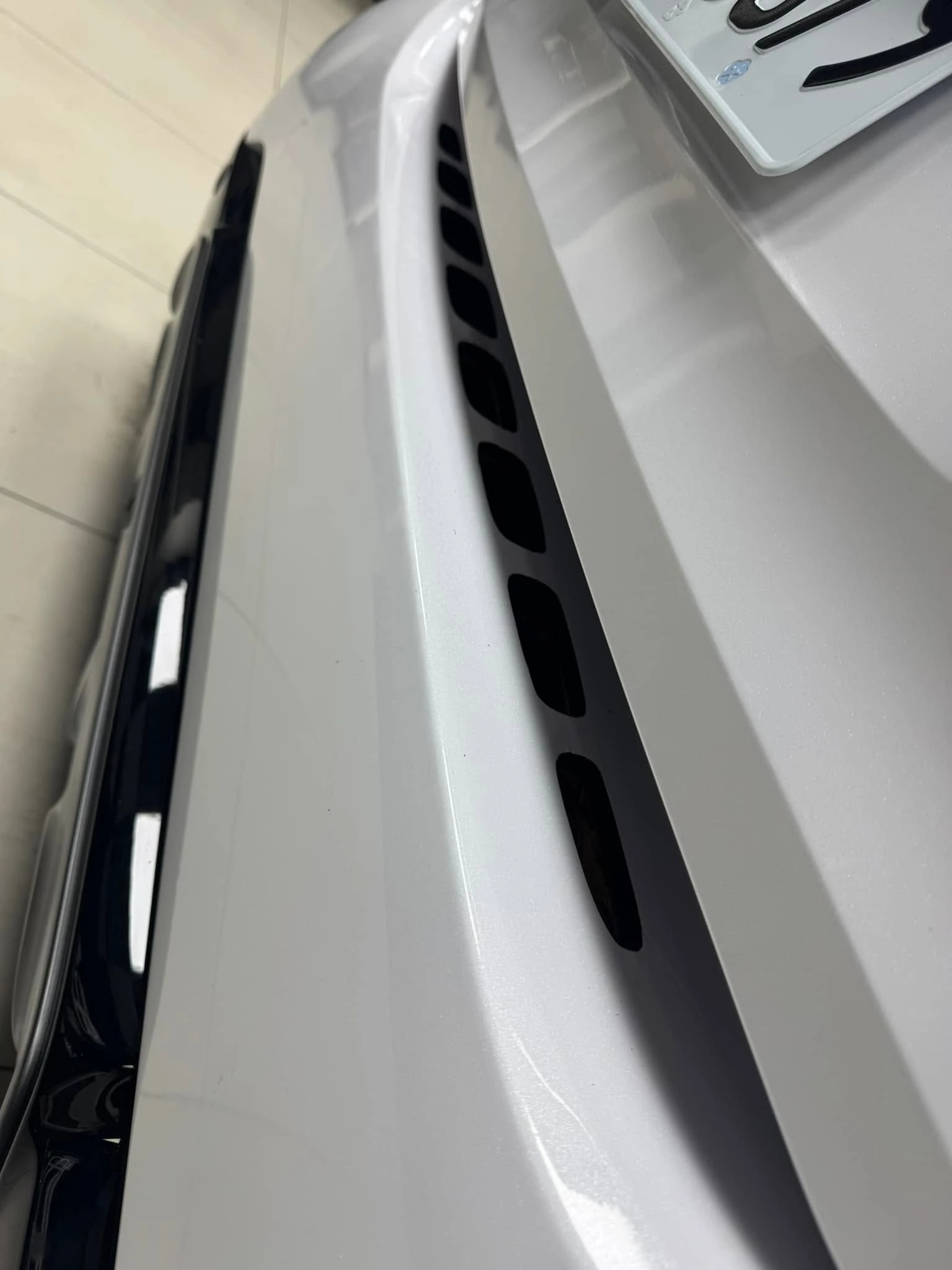 SMART原廠橘色全車TYONE 品牌PET材質珠光白改色膜。