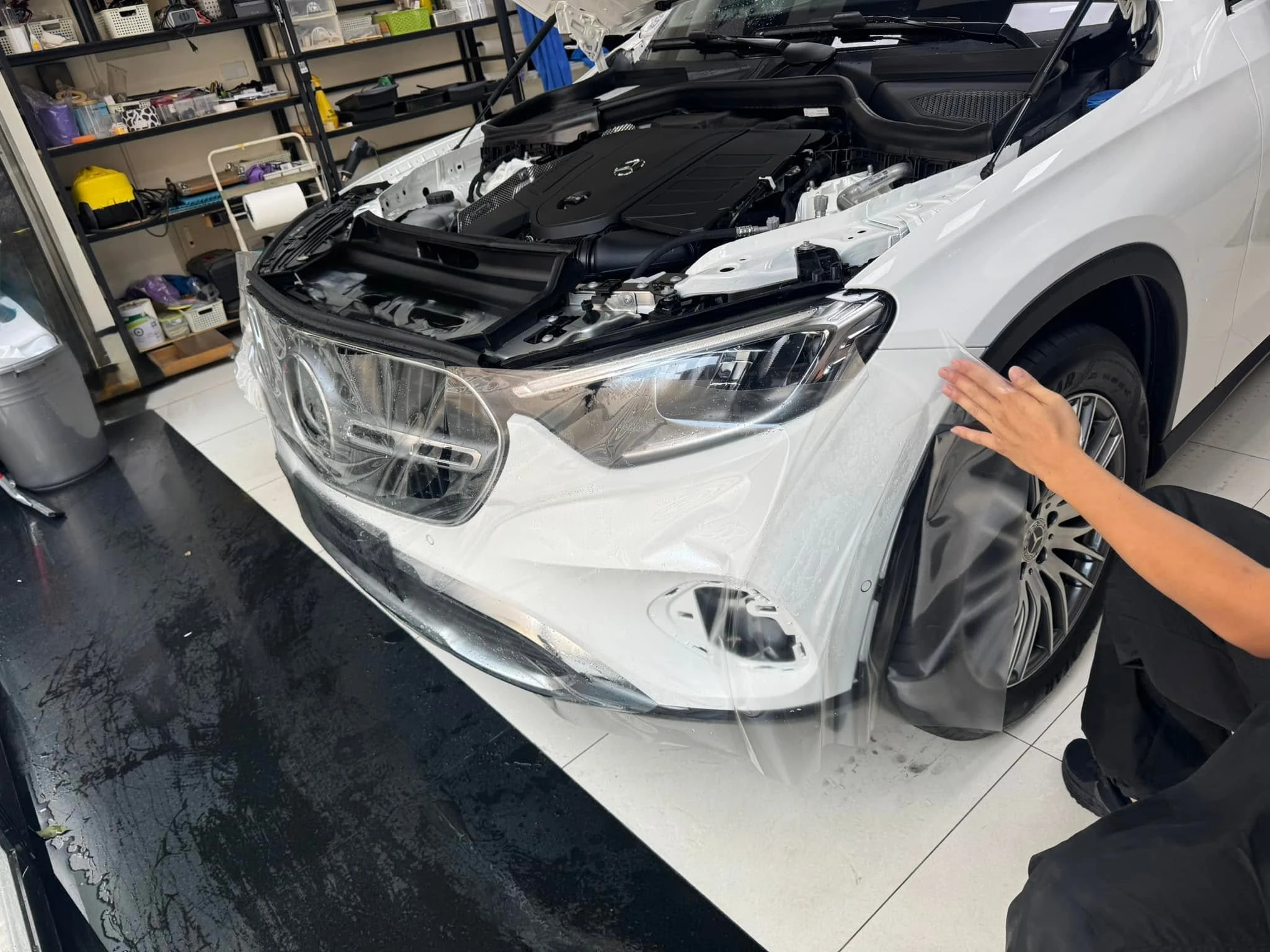 賓士GLC 200新車落地全車德國RODIM巴斯夫ROD-R1 PRO 7mil透明TPU犀牛皮