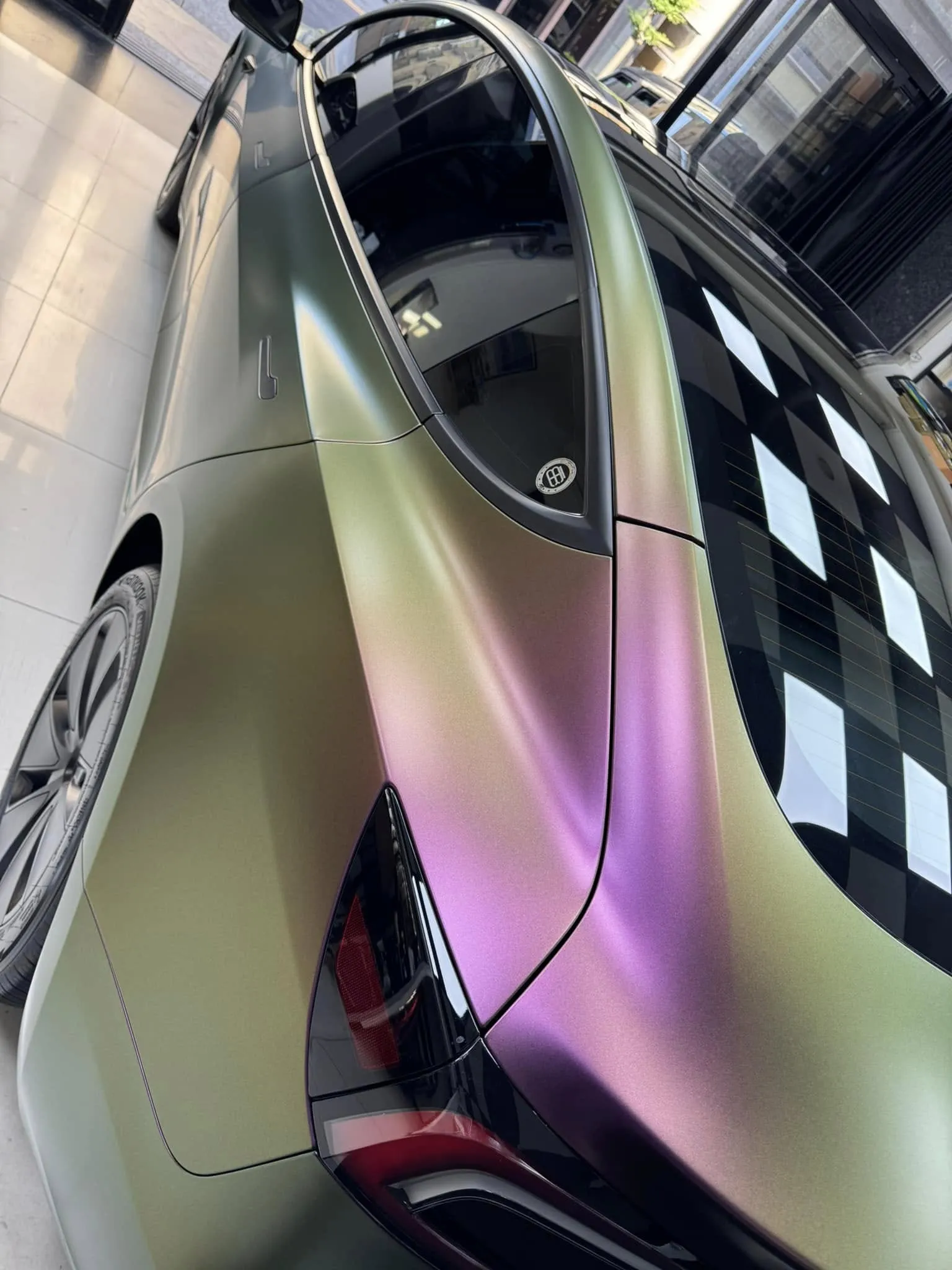 TESLA model3全車XPPF 消光TPU犀牛皮改色膜