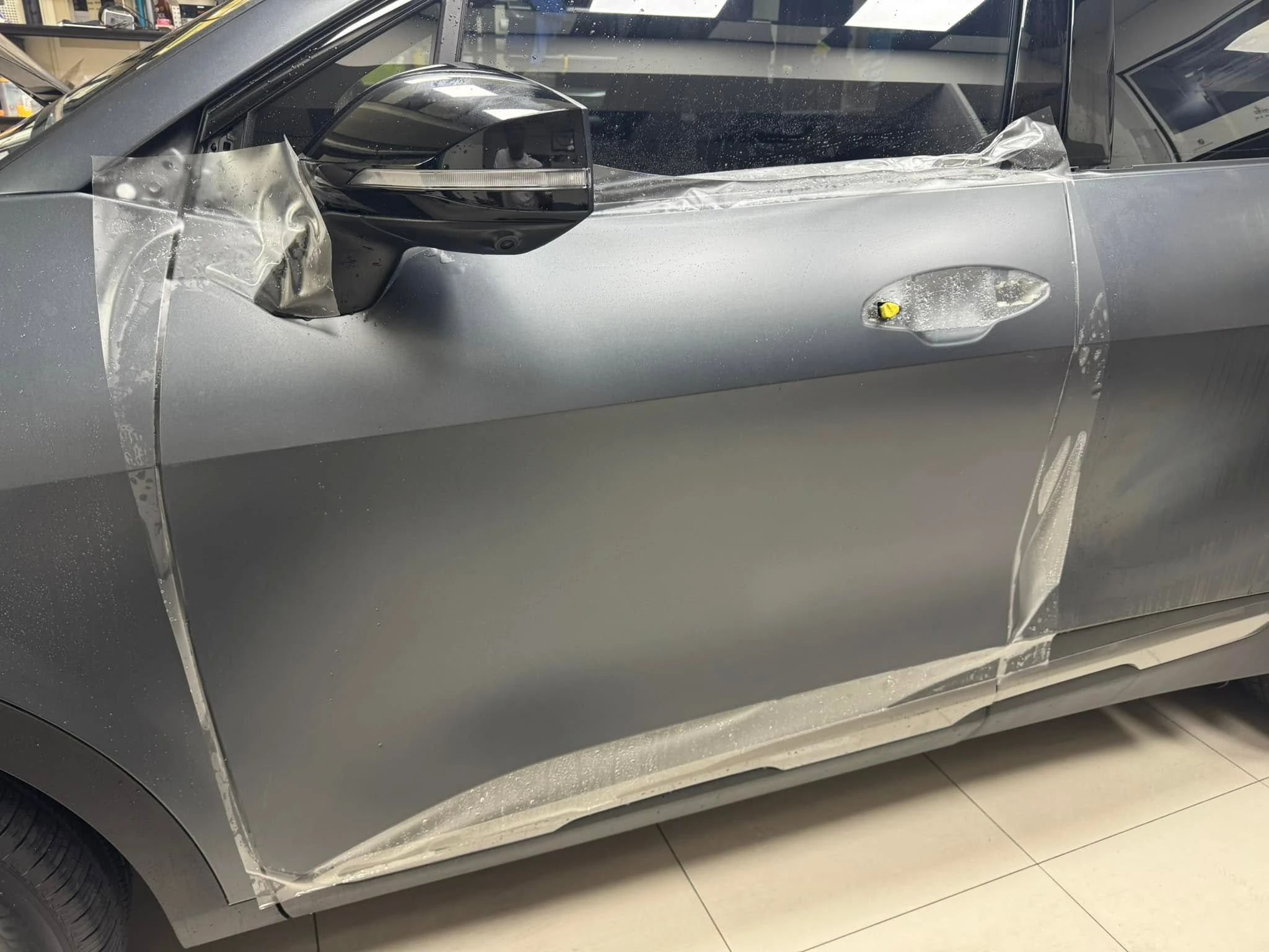 Kia Sportage原廠消光灰新車落地全車KSG消光TPU犀牛皮, 堅持純手工無使用化學添加物施工，貼好貼滿
