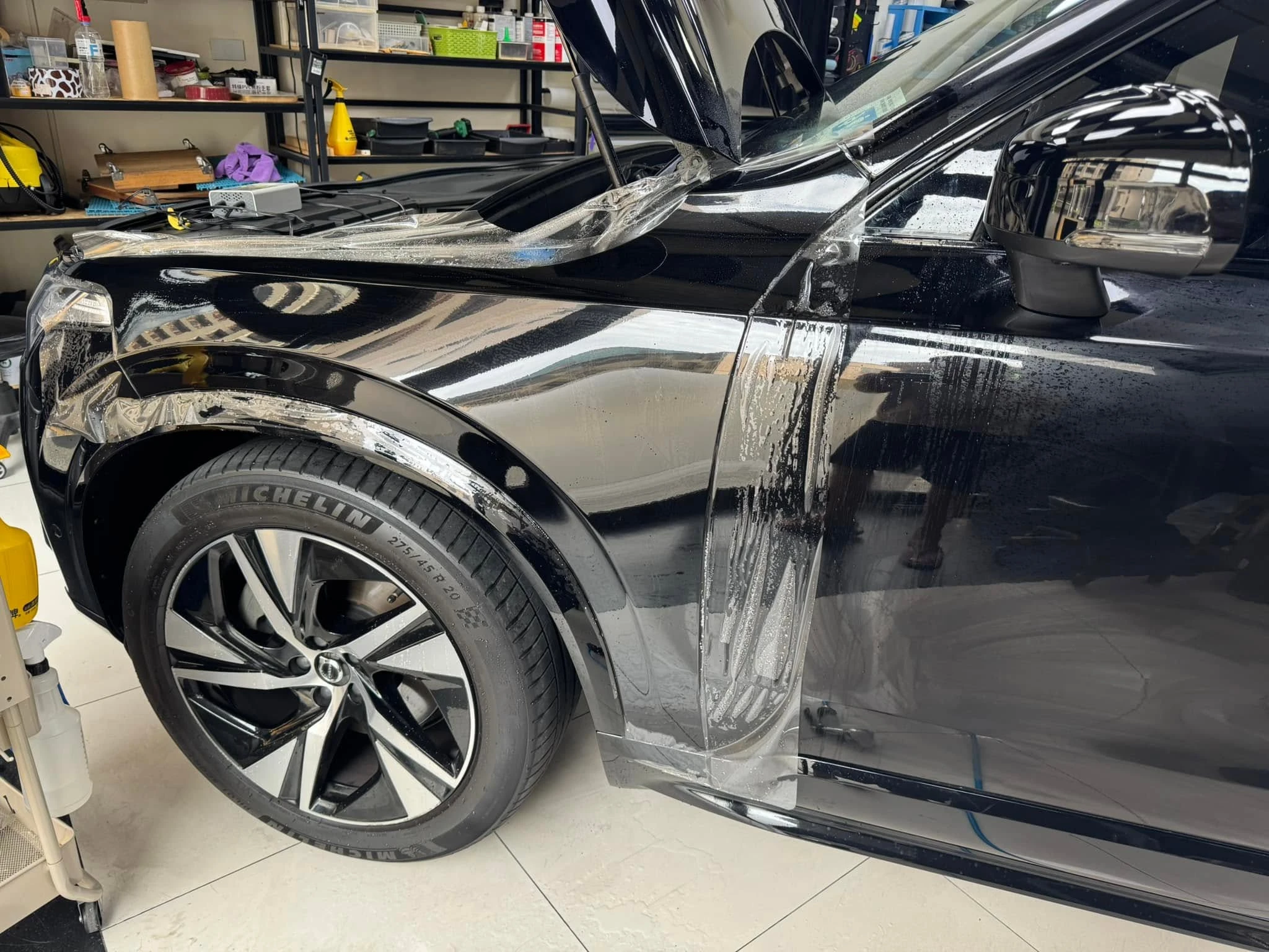 VOLVO XC90全車KSG TPU透明犀牛皮保護膜施工