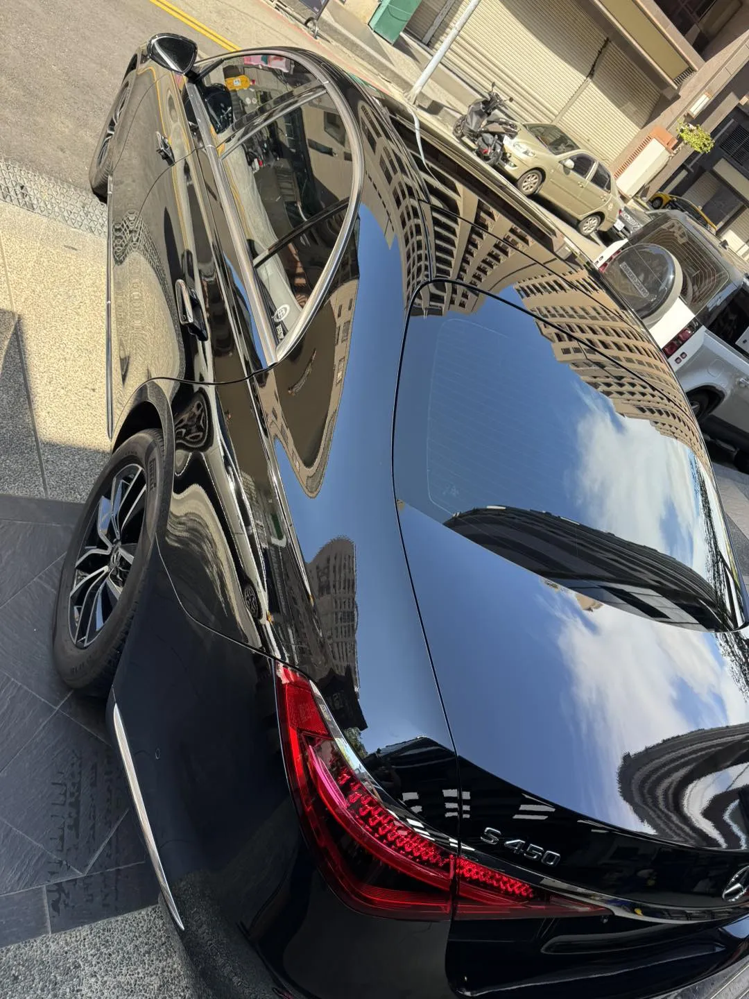 Benz W223 S450貼KSG TPU犀牛皮