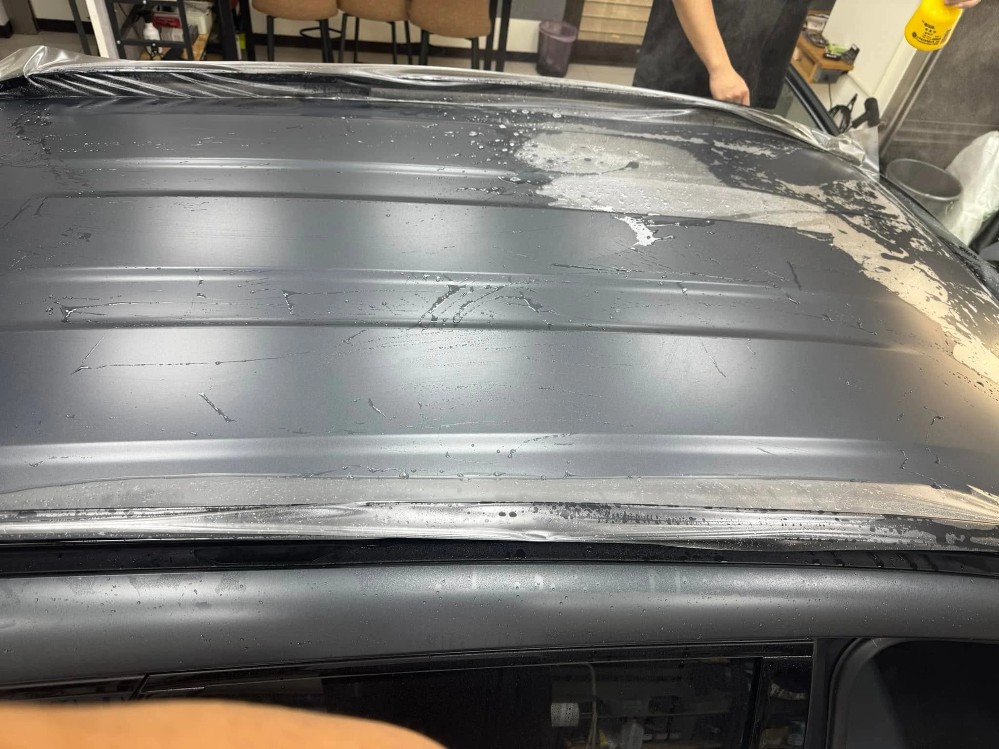 Kia Sportage原廠消光灰新車落地全車KSG消光TPU犀牛皮, 堅持純手工無使用化學添加物施工，貼好貼滿