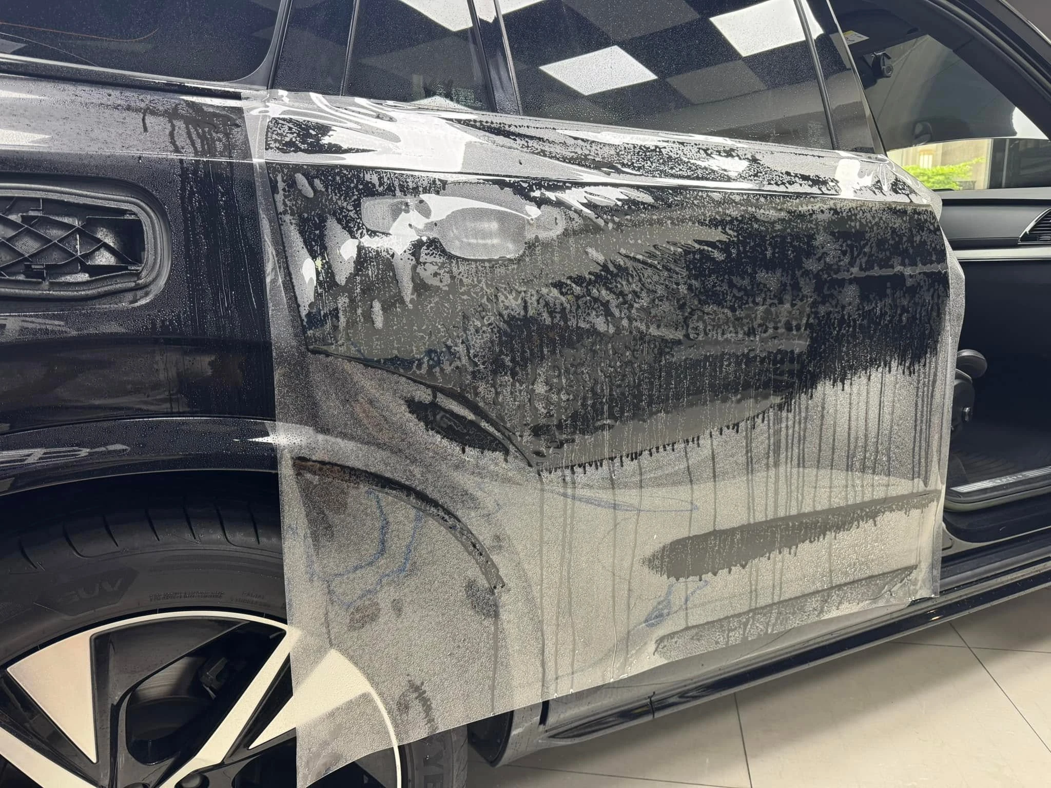 VOLVO XC90全車KSG TPU透明犀牛皮保護膜施工
