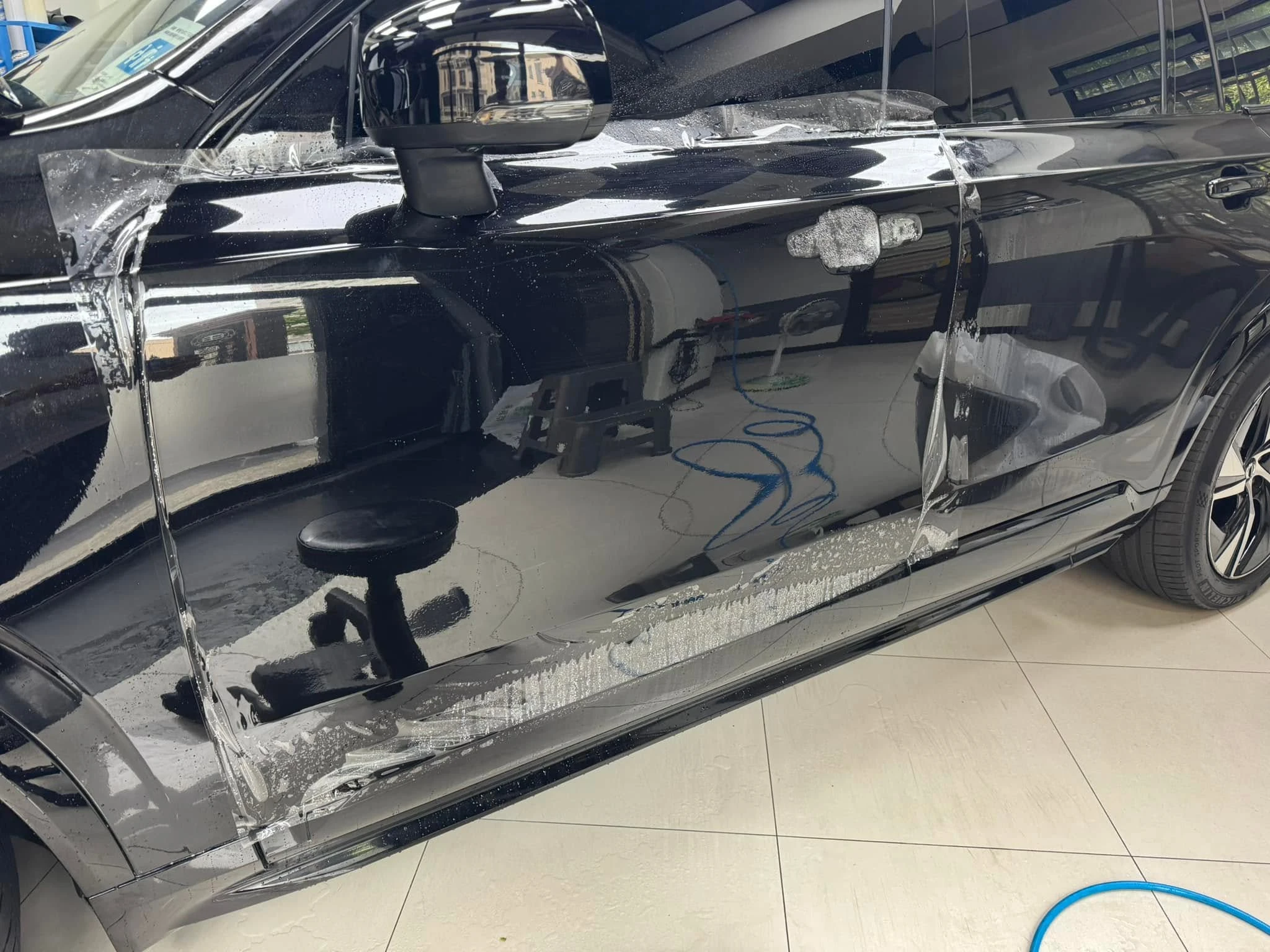 VOLVO XC90全車KSG TPU透明犀牛皮保護膜施工