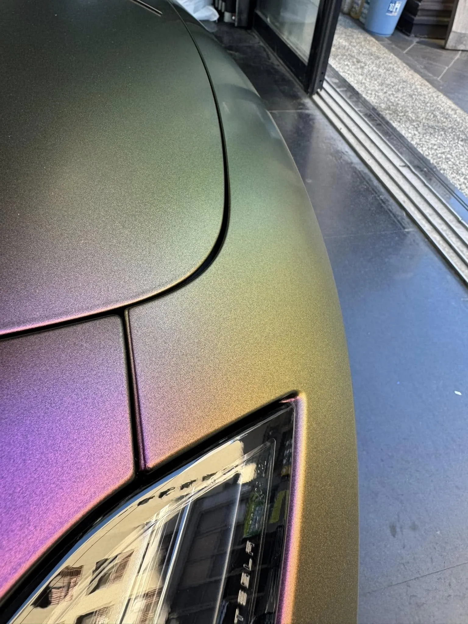 TESLA model3全車XPPF 消光TPU犀牛皮改色膜