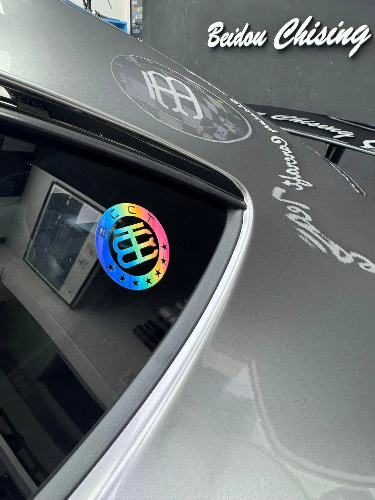 賓士 GTS全車TYONE 品牌PET材質原車黃貼液金屬暗銀改色膜