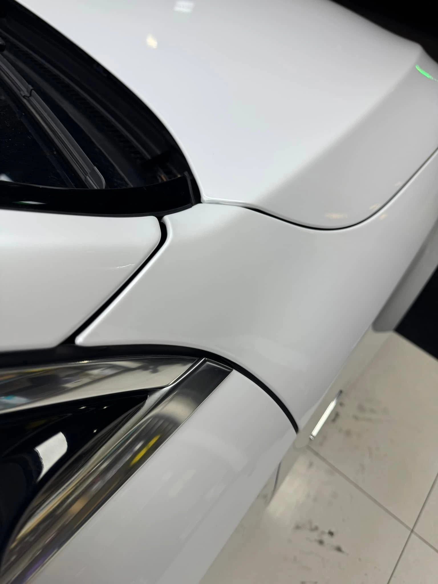 賓士 S450全車施工TPU材質珍珠白犀牛皮改色膜