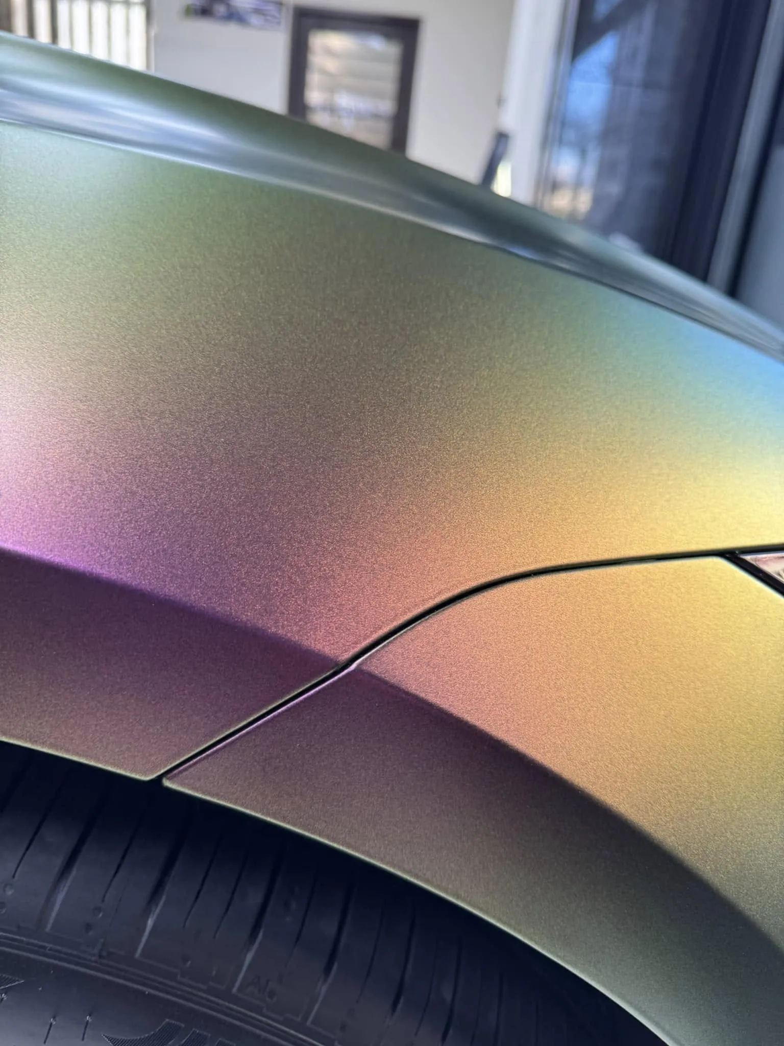 TESLA model3全車XPPF 消光TPU犀牛皮改色膜