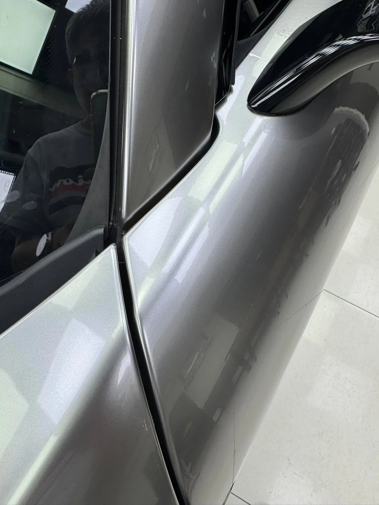賓士 GTS全車TYONE 品牌PET材質原車黃貼液金屬暗銀改色膜