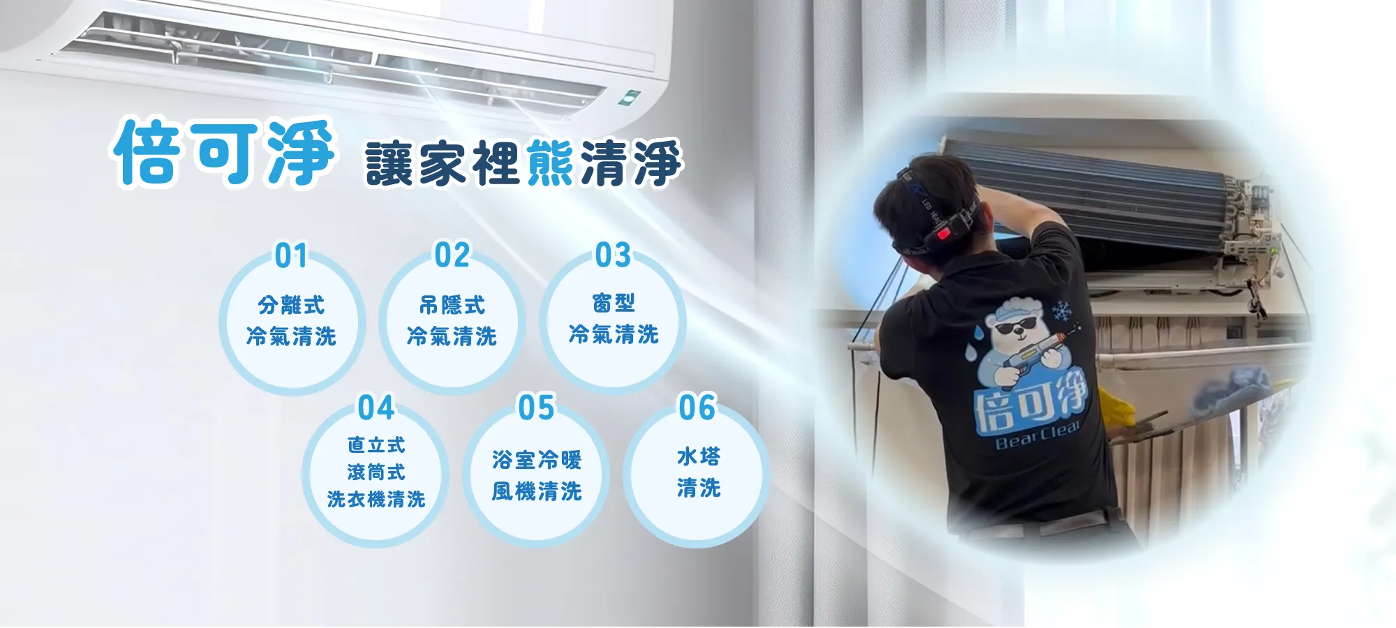 倍可淨冷氣清潔
