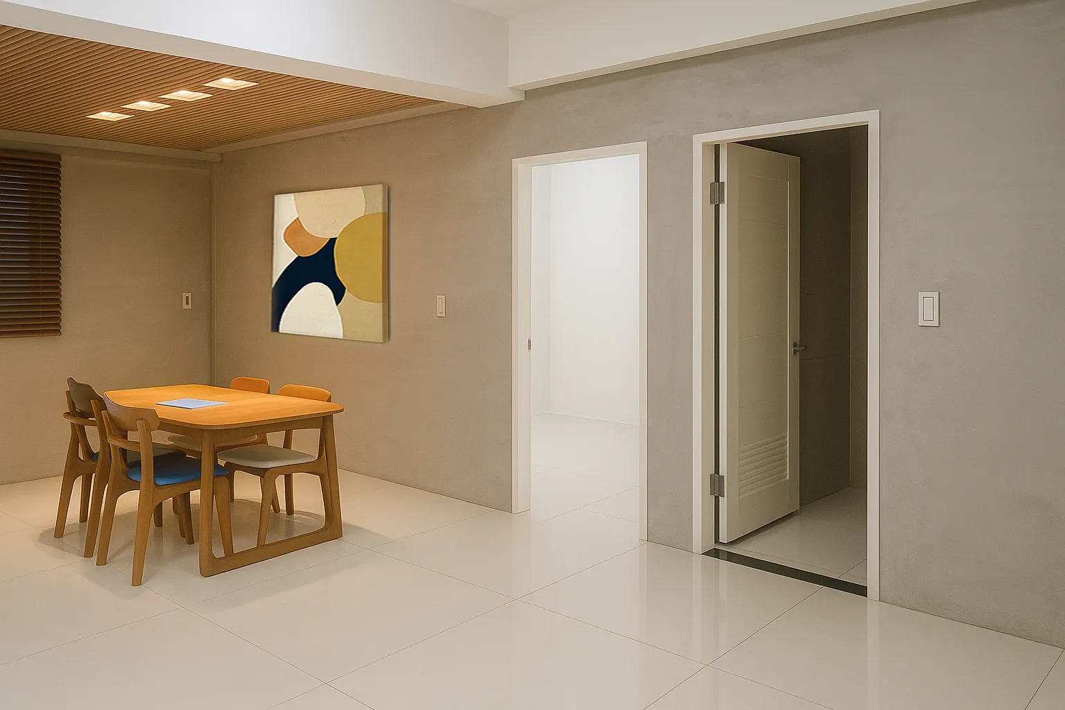 桃園老屋翻新｜35坪三房兩廳簡約木質北歐風格｜室內裝潢｜台北室內裝潢