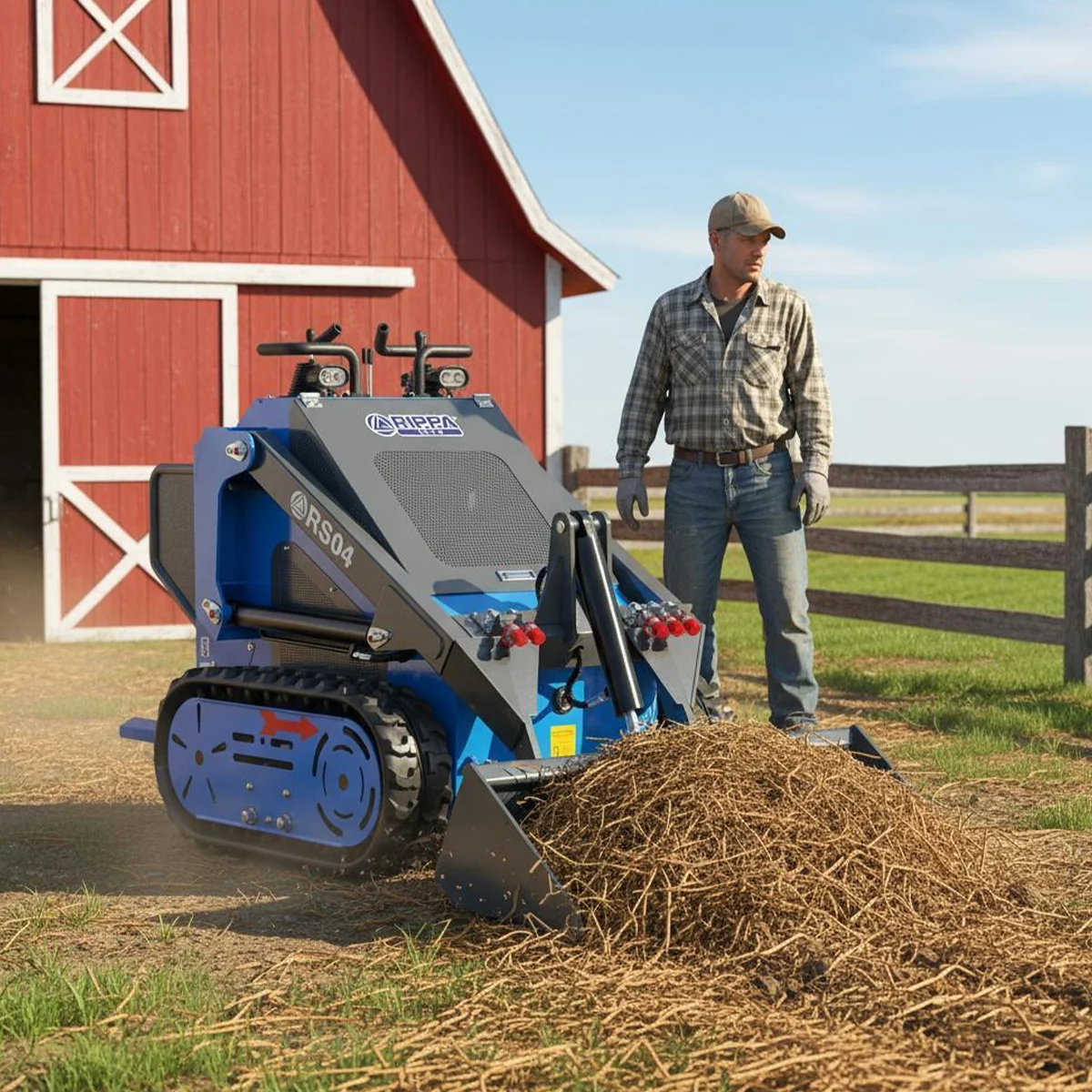 園林綠化作業最佳小型滑移裝載機