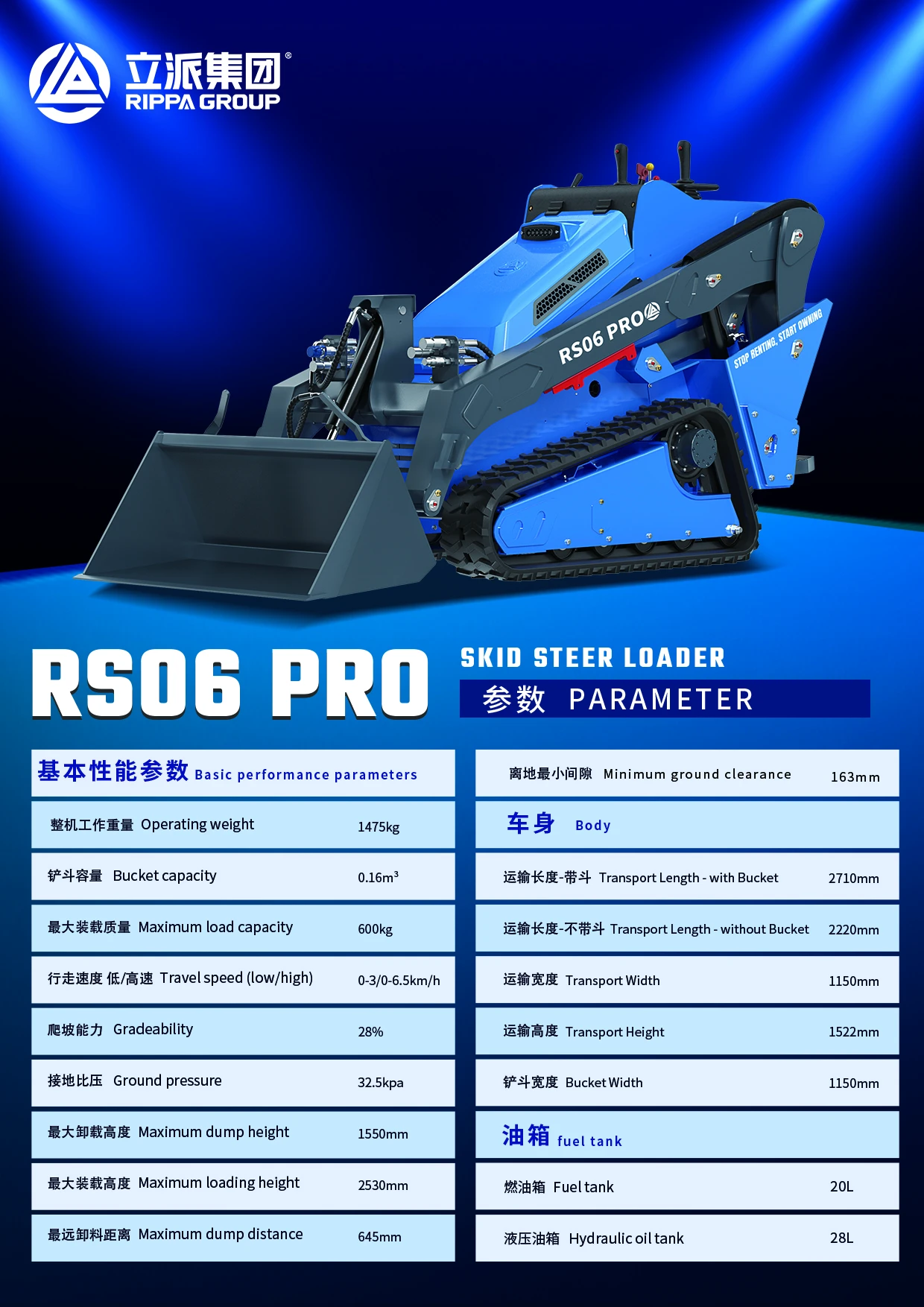 滑移裝載機系列RS06