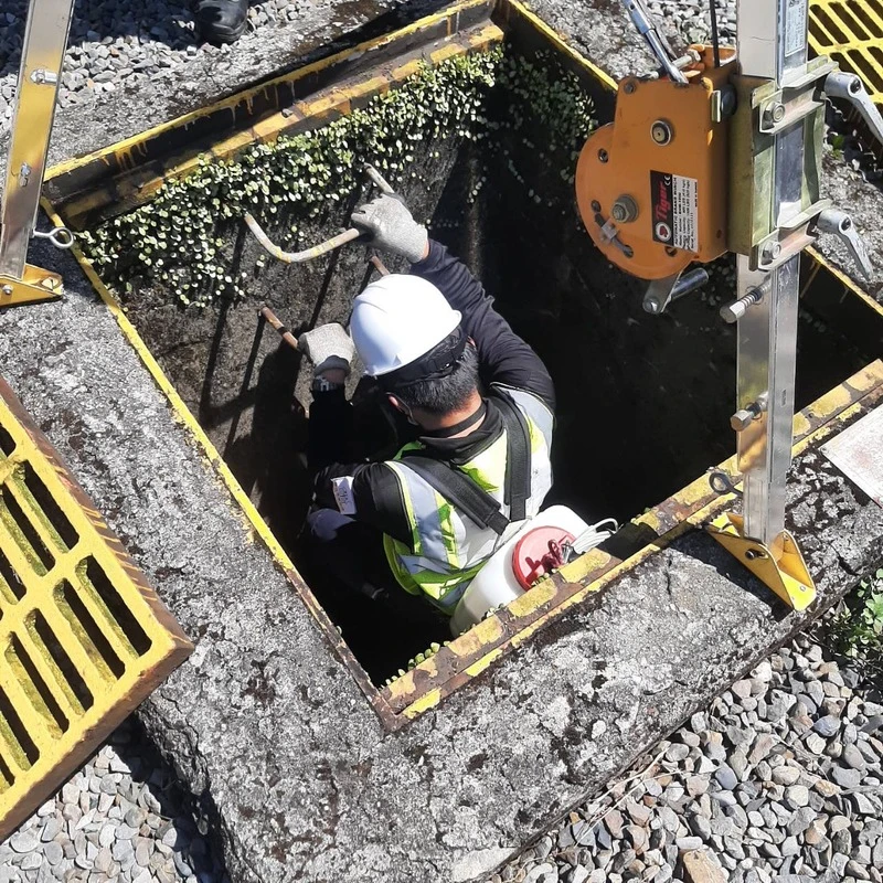 白蟻防治-電力公司地下電纜地道施作案例|除白蟻、除白蟻公司推薦、桃園除蟲公司