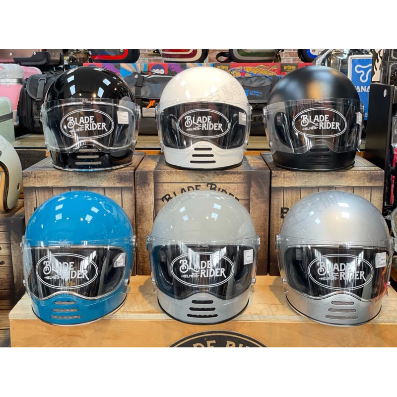 台灣Blade Rider火箭人二代 樂高復古帽 騎士安全帽 全罩帽