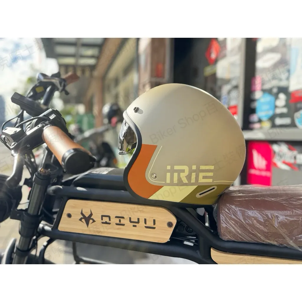 義大利IRIE ASTRAL 復古安全帽 內墨片 3/4罩安全帽 通勤帽