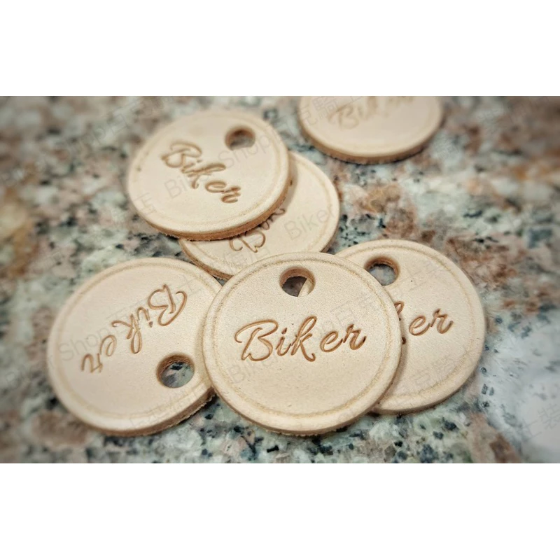 台灣Biker Shop✖️Hippie Art聯名復古皮革帽簷 義大利植鞣牛頭層皮 手工 漸層