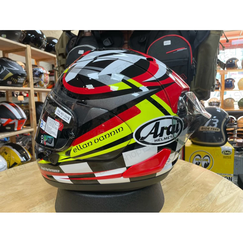 日本Arai RX-7X押尾 壓尾 原廠公司貨 透明燻黑