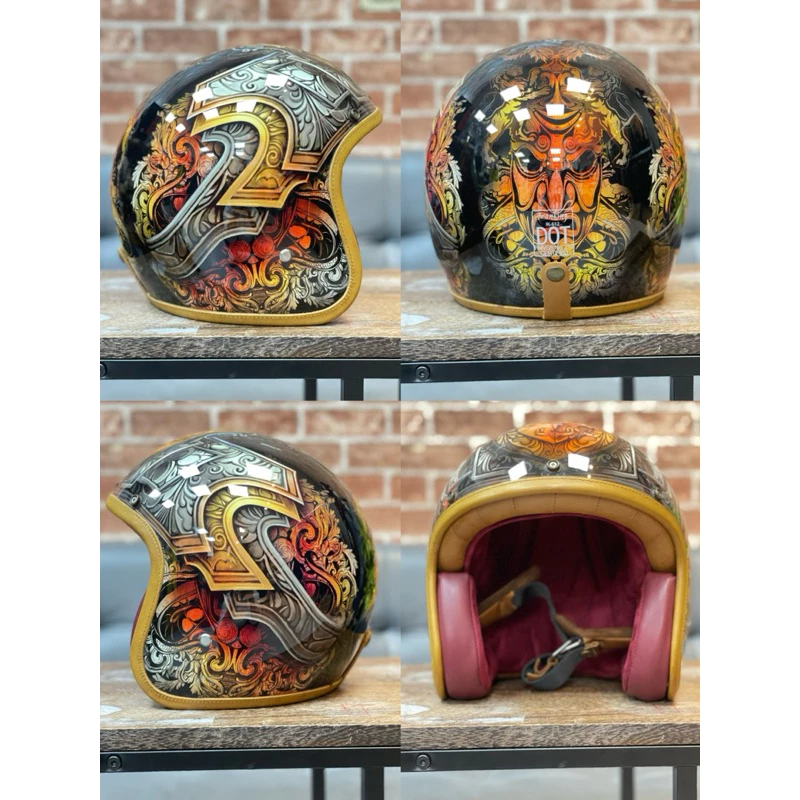 庫存出清 ⛑️IRONKING HELMET手繪安全帽 ✨巴洛克風✨