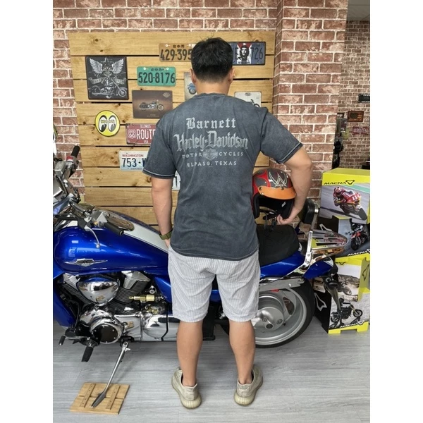 哈雷短袖 美國代購 正品 哈雷logo 德克薩斯州 德州 灰色