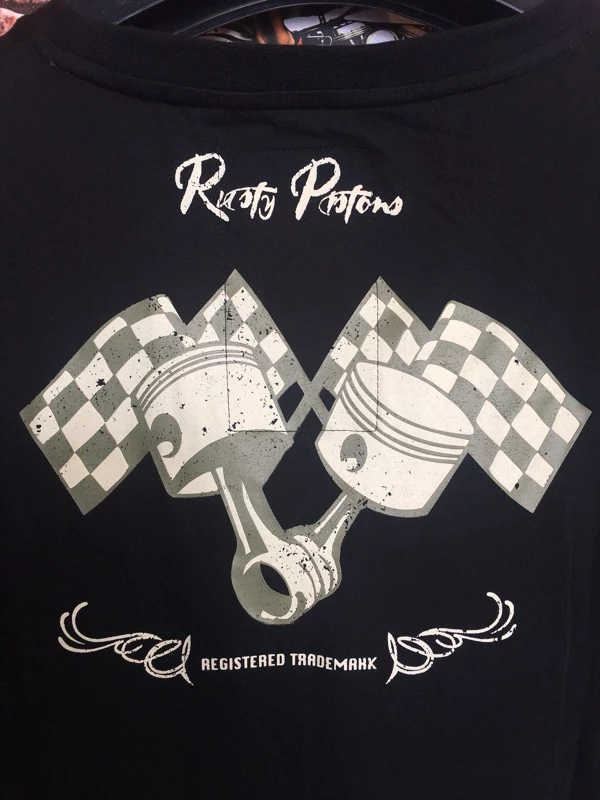 捷克RUSTY PISTONS 純棉短T -WARREN 老爺車造型
