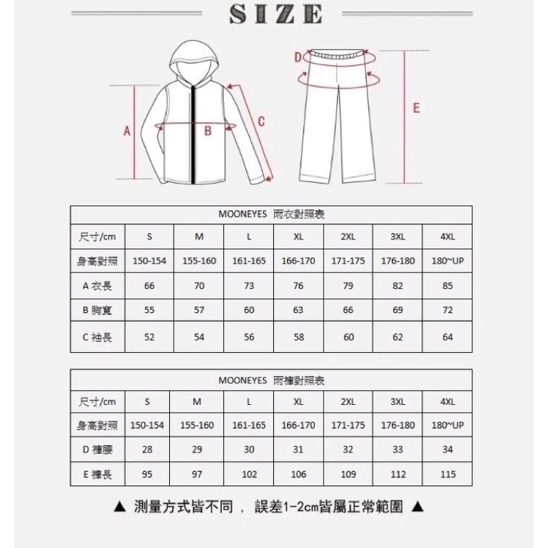 Mooneyes兩截式雨衣 騎士雨衣 月亮眼睛 黃色 黑色