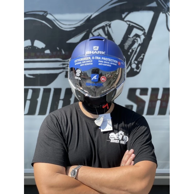 法國SHARK 2021款3/4半罩帽 通勤族 街車 美式 現貨