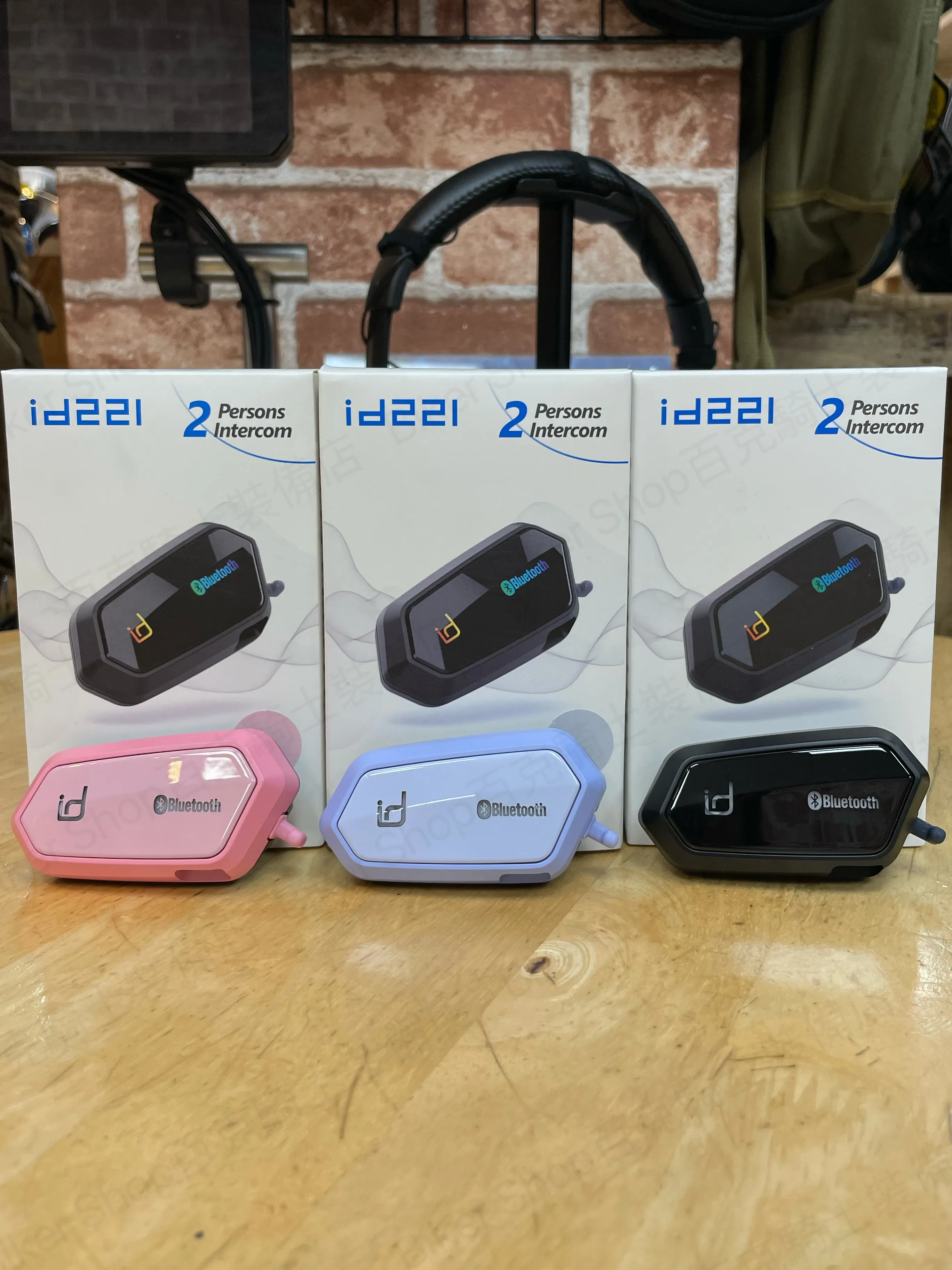 台灣Id221 Moto A2 Pro藍牙耳機 騎士耳機