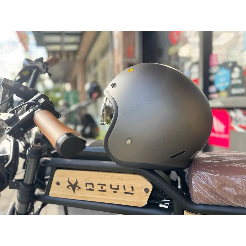 義大利IRIE ASTRAL 復古安全帽 內墨片 3/4罩安全帽 通勤帽